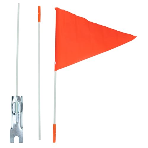 GALPADA Fahnenhalterung für Fahrzeug Teiliges aus Robustem Glasfaser Fahnenmast Wetterfest für Auto Fahrrad Bus Einsetzbar mit Glatter Oberfläche und Einfacher Zufällige Zufällige Farbe von GALPADA