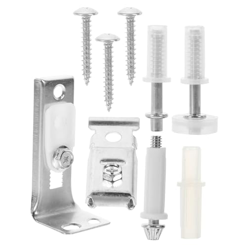 GALPADA Faltbare Türbeschläge Aluminiumlegierung Doppelfalttür Reparaturset mit Langlebigen Schiebetürrollen für Platzsparende Schiebetüren und Kleiderschränke von GALPADA