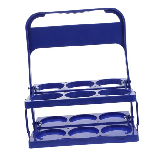 GALPADA Faltbarer Bierflaschenhalter aus Hochwertigem Kunststoff Tragbarer Getränketräger mit Rutschfestem Griff und Bruchfest für Partys Bars Zuhause und Outdoor Einsätze von GALPADA