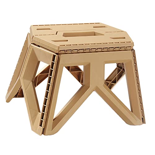 GALPADA Faltbarer Campingstuhl Tragbarer Outdoor Klappstuhl für Angeln und Camping Robuster Kunststoff Khaki für Garten und Outdoor Aktivitäten GALPADA Faltbarer Campingstuhl Tragbarer Outdoor Klappstuhl für Angeln und Camping Robuster Kunststoff Khaki für Garten und Outdoor Aktivitäten von GALPADA