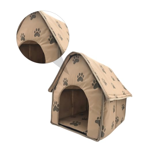 GALPADA Faltbares Hundezelt Haustierhaus mit Weichem Kissen Tragbares Indoor Haustierbett für Hunde Welpen Katzen Komfortables Faltbares Haustierzelt von GALPADA