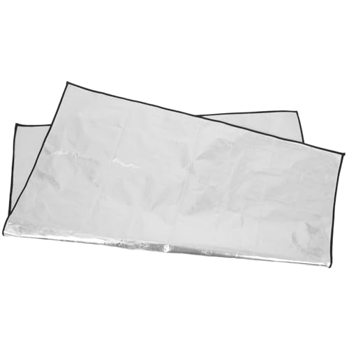 GALPADA Feuerfeste Quadratische Feuerstellenmatte Wasser und Ölresistent Hitzebeständige Grillmatte für Terrasse und Vielseitiger Schutz für BBQ Gasgrill Holzkohlegrill von GALPADA