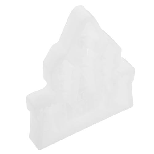 GALPADA Flexible Silikonform Schloss Gießform für Epoxidharz DIY Langlebige Flexible Gießform mit Detailliertem Design für Kreative Kristallharz Schlossprojekte von GALPADA