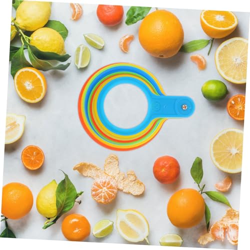 GALPADA Frucht größenmessring Kunststoff Fruchtdurchmesser Messgerät Obst Klassifizierer Tragbar Schnelle und Effiziente Früchtegrößenbestimmung für Äpfel Orangen Zitrusfrüchte von GALPADA