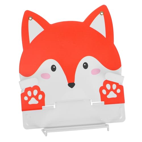 GALPADA Fuchs Kinderbuchständer Verstellbarer Leseständer für Stabiler Buchhalter für Kochbücher Notenblätter und Dokumente Tragbar und Multifunktional von GALPADA