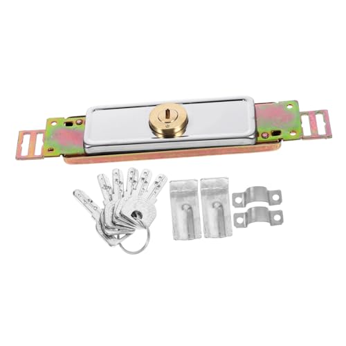 GALPADA Garagentorschloss aus Hochwertigem Metall mit Kupfer Zylinderschloss Poliert und Rostbeständig Diebstahlschutz für Rolltore Schlüssel Langlebig und Sicher für Lager und Garage GALPADA Garagentorschloss aus Hochwertigem Metall mit Kupfer Zylinderschloss Poliert und Rostbeständig Diebstahlschutz für Rolltore Schlüssel Langlebig und Sicher für Lager und Garage von GALPADA