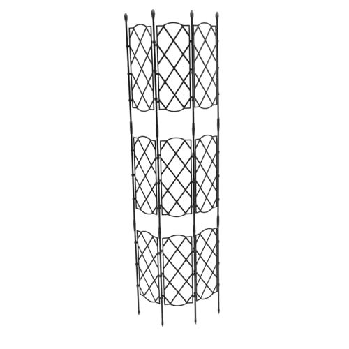 GALPADA Garten rankgitter aus Metall Verstellbar Stabiles Klettergerüst für Kletterpflanzen und Blumen Pflanzenstütze für Pflanzendesign und Pflanzensupport von GALPADA