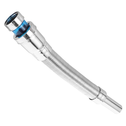 GALPADA Geruchsdichter Waschbecken Siphon Flexibel Langlebig Einfacher Einbau Badablaufrohr für Modernes Badezimmer von GALPADA