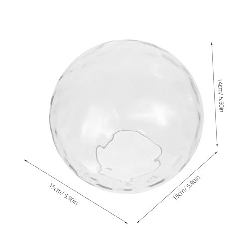 GALPADA Glas lampenschirm Kugelform Ersatzschirm für Pendelleuchte Wohnzimmer Deckenlampe Dekorativer Lampenschirm aus Klarem Glas mit Elegantem Steinmuster GALPADA Glas lampenschirm Kugelform Ersatzschirm für Pendelleuchte Wohnzimmer Deckenlampe Dekorativer Lampenschirm aus Klarem Glas mit Elegantem Steinmuster von GALPADA
