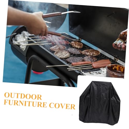 GALPADA Grill Abdeckhaube Polyester Wasserfest Winddicht UV Schutz BBQ Ofen Abdeckung Outdoor für Gasgrill Wetterfeste Schutzhülle Langlebig von GALPADA
