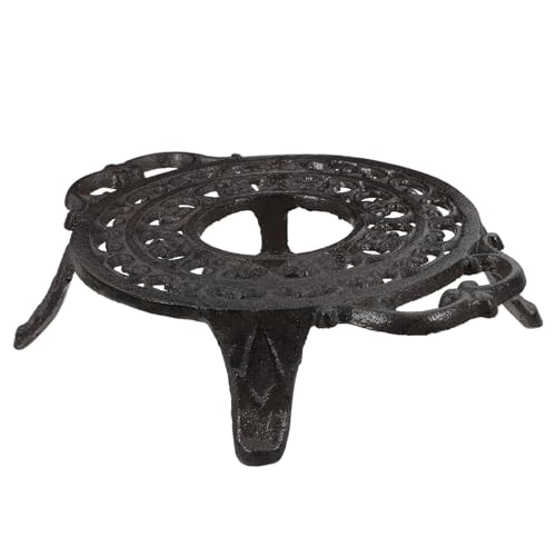 GALPADA Gusseisen Teekessel Stövchen mit Stabilem Dreibeinhalter Wärmespeicherndes Teewärmer Gestell für Tee Kaffee Milch Hitzebeständig und Sicherer Stand für Zuhause und Gastronomie von GALPADA