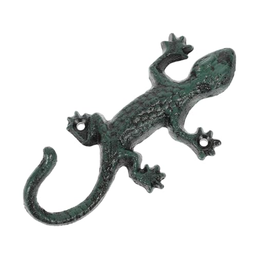 GALPADA Gusseisen Wandhaken Gecko Design Dekorativer Antiker Wandhaken aus Robustem Eisen Vielseitiger Handtuch und Beutelhalter für Tür Schlafzimmer Bad und Büro Einfach zu Montieren GALPADA Gusseisen Wandhaken Gecko Design Dekorativer Antiker Wandhaken aus Robustem Eisen Vielseitiger Handtuch und Beutelhalter für Tür Schlafzimmer Bad und Büro Einfach zu Montieren von GALPADA