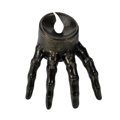 GALPADA Halloween LED Handkerzenlicht Flammenlos Handförmig Sicher Batteriebetrieben für Halloween Deko Party Atmosphäre und Haustierfreundlich GALPADA Halloween LED Handkerzenlicht Flammenlos Handförmig Sicher Batteriebetrieben für Halloween Deko Party Atmosphäre und Haustierfreundlich von GALPADA