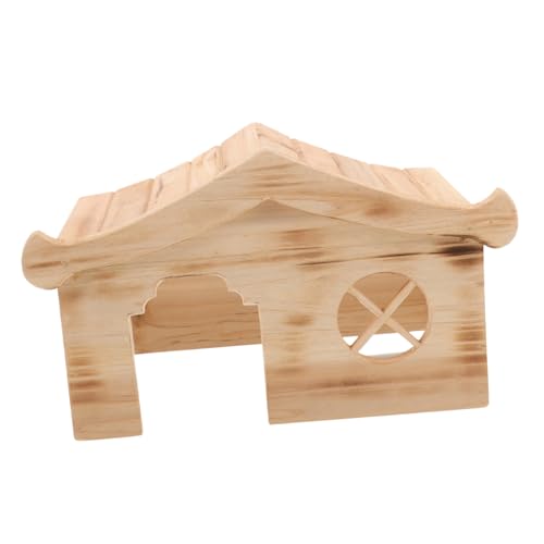 GALPADA Hamster Holzhaus Mini Haustier Versteck Holzstall für Zwerghamster Kleintiere Käfig Zubehör Ruhiges Versteck Spielhaus für Meerschweinchen Chinchillas Igel GALPADA Hamster Holzhaus Mini Haustier Versteck Holzstall für Zwerghamster Kleintiere Käfig Zubehör Ruhiges Versteck Spielhaus für Meerschweinchen Chinchillas Igel von GALPADA
