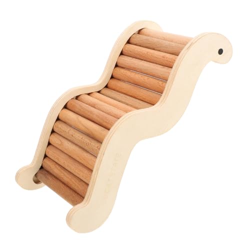 GALPADA Hamster Kletterleiter aus Holz Kletterplattform für Hamsterkäfig Sicheres und Langlebiges für Kleine Haustiere Trainieren Zufällige Farbe Zufällige Farbe von GALPADA