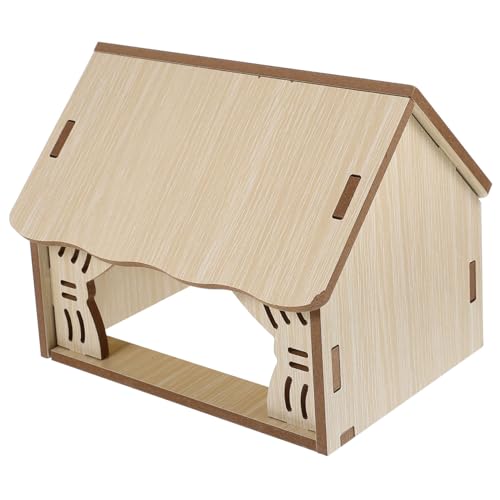 GALPADA Hamsterhaus aus Hochwertigem Holz Beißfestes Versteck und Spielhaus für Kleine Nager Natürlicher Rückzugsort mit Klettermöglichkeit Geeignet für Hamster Mäuse und Meerschweinchen GALPADA Hamsterhaus aus Hochwertigem Holz Beißfestes Versteck und Spielhaus für Kleine Nager Natürlicher Rückzugsort mit Klettermöglichkeit Geeignet für Hamster Mäuse und Meerschweinchen von GALPADA