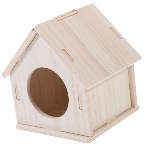 GALPADA Hamsterhaus aus Holz Robustes Kleintierversteck Kleines Nagerhaus für Hamster Igel Meerschweinchen und Eichhörnchen Warmes Sicheres Schlafhäuschen für Kleine Haustiere GALPADA Hamsterhaus aus Holz Robustes Kleintierversteck Kleines Nagerhaus für Hamster Igel Meerschweinchen und Eichhörnchen Warmes Sicheres Schlafhäuschen für Kleine Haustiere von GALPADA