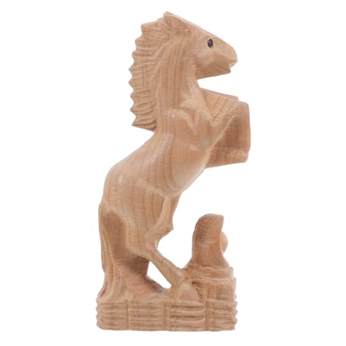 GALPADA Handgefertigte Equestrian Figur Rustikale Deko für Bücherregal Kamin oder Landhausstil Räume für Pferdeliebhaber und Besondere Anlässe von GALPADA