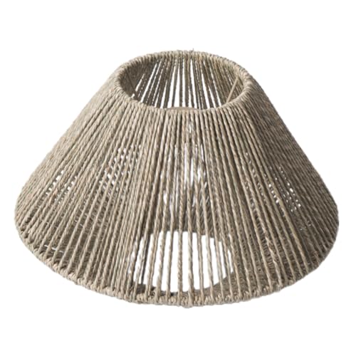 GALPADA Handgefertigter Kleiner Lampenschirm aus Gewebtem Gras seil Boho Pendelleuchte Fassung Natürlicher Indoor Abdeckung Geeignet für Tisch Hängelampen im Landhausstil GALPADA Handgefertigter Kleiner Lampenschirm aus Gewebtem Gras seil Boho Pendelleuchte Fassung Natürlicher Indoor Abdeckung Geeignet für Tisch Hängelampen im Landhausstil von GALPADA