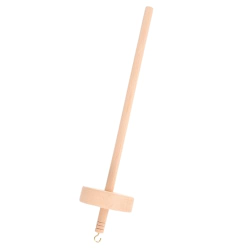 GALPADA Handgeschnitzte Drop Spindle aus Holz Glatte Oberfläche Leichter Garnspindel für Handstricken und Nähen Stabiles Garnwickel Werkzeug Geeignet für Heim und Profi Anwendung von GALPADA