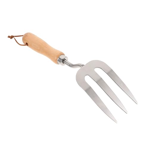 GALPADA Handrechen Gartengerät aus Rostfreiem Metall mit Ergonomischem Holzgriff Langlebiger Gartenkultivator für Bonsai Sukkulenten und Pflanzarbeiten Praktisches Gartenwerkzeug Zubehör GALPADA Handrechen Gartengerät aus Rostfreiem Metall mit Ergonomischem Holzgriff Langlebiger Gartenkultivator für Bonsai Sukkulenten und Pflanzarbeiten Praktisches Gartenwerkzeug Zubehör von GALPADA