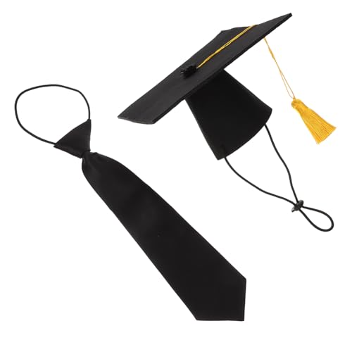 GALPADA Haustier Abschlusskostüm Set Teilig mit Doktorhut und Dekorativ mit Quasten Geeignet für Hunde und Party Fotoshooting Festliche Anlässe von GALPADA