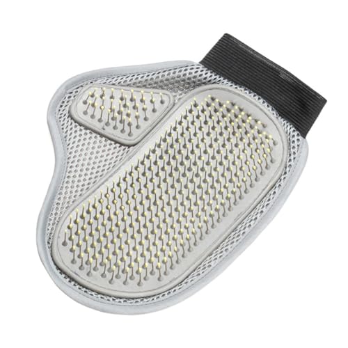 GALPADA Haustier Pflegehandschuh mit Gummispitzen Sanftes Entfilzen und Haarentfernung für Feuchtes und Trockenes Fell von Hunden Katzen Kaninchen Geeignet für Felltypen Pflegt und GALPADA Haustier Pflegehandschuh mit Gummispitzen Sanftes Entfilzen und Haarentfernung für Feuchtes und Trockenes Fell von Hunden Katzen Kaninchen Geeignet für Felltypen Pflegt und von GALPADA