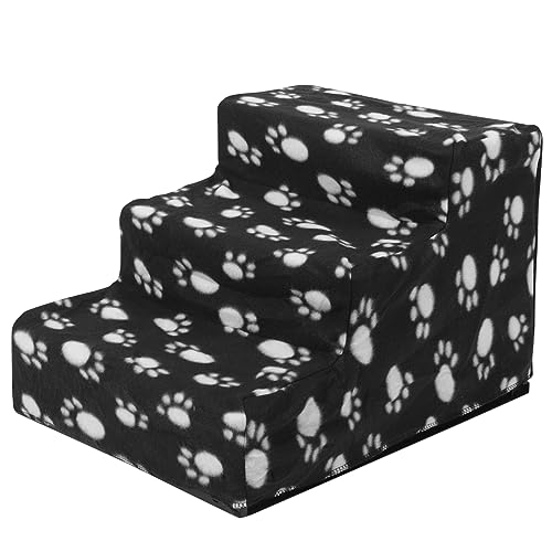 GALPADA Haustiertreppe aus Stabilem Material rutschfeste Kletterleiter für Kleine Hunde und Katzen Einfache Platzsparend für Sofa und Bett Schützt Gelenke und Erleichtert das Springen von GALPADA