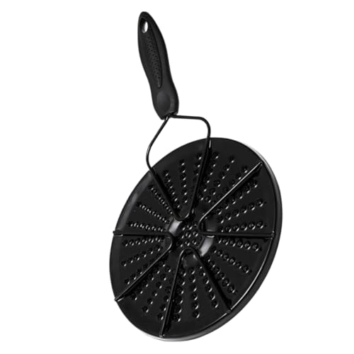GALPADA Heat Diffuser Platte für Gaskocher Hitzebeständige Wärmeleitplatte zum Schutz vor Anbrennen Geeignet für Kleine Töpfe Langsames Kochen und Energiesparendes Warmhalten Schwarz von GALPADA