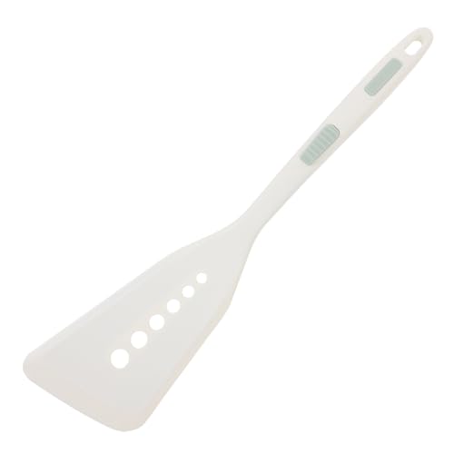 GALPADA Hitzebeständiger Silikon Wok Spatel mit Langem Griff Antihaftbeschichtung Geeignet Multifunktionaler Küchenhelfer zum Wenden von Pfannkuchen Eiern und Fisch Wiederverwendbar für von GALPADA