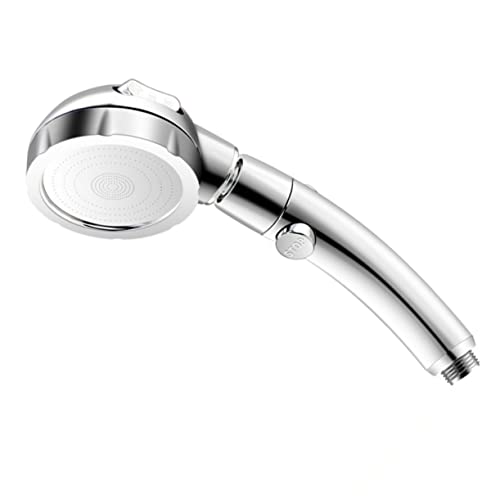 GALPADA Hochdruck Duschkopf mit Druckerhöhung Verstellbar Wasserstop Funktion Rotierbarer Handbrause für Angenehmes Duscherlebnis Silber GALPADA Hochdruck Duschkopf mit Druckerhöhung Verstellbar Wasserstop Funktion Rotierbarer Handbrause für Angenehmes Duscherlebnis Silber von GALPADA