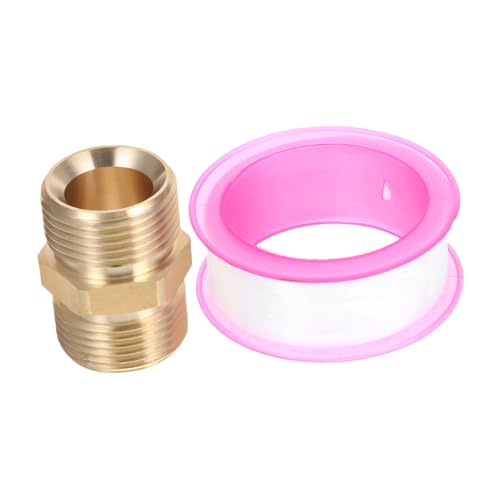 GALPADA Hochdruckreiniger Adapter Messing Schnellanschluss für Hochdruckschlauch für Auto und Gartenmöbelreinigung Hohe Druckbeständigkeit Einfache und Zuverlässige Verbindung GALPADA Hochdruckreiniger Adapter Messing Schnellanschluss für Hochdruckschlauch für Auto und Gartenmöbelreinigung Hohe Druckbeständigkeit Einfache und Zuverlässige Verbindung von GALPADA