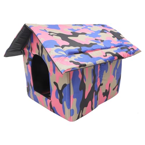GALPADA Outdoor Katzenhaus für Haustiere Isoliertes Katzennest Wetterfest für Hunde und Katzen Komfortable Tierunterkunft Atmungsaktive Tierunterkunft für Drinnen und Draußen GALPADA Outdoor Katzenhaus für Haustiere Isoliertes Katzennest Wetterfest für Hunde und Katzen Komfortable Tierunterkunft Atmungsaktive Tierunterkunft für Drinnen und Draußen von GALPADA