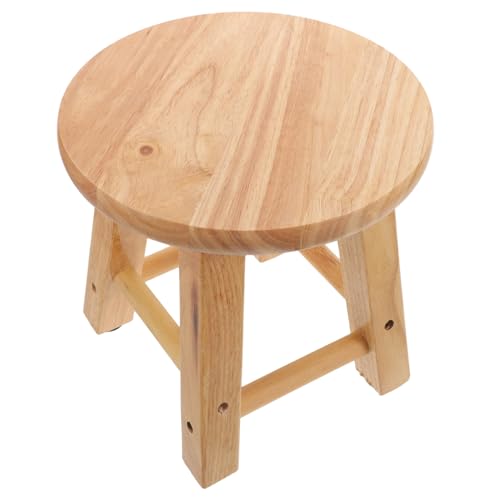 GALPADA Hocker für Bad und Zuhause Rutschfester Kleiner Hocker Massivem als Kinderhocker für Schuhwechsel und Leicht zu Reinigen von GALPADA