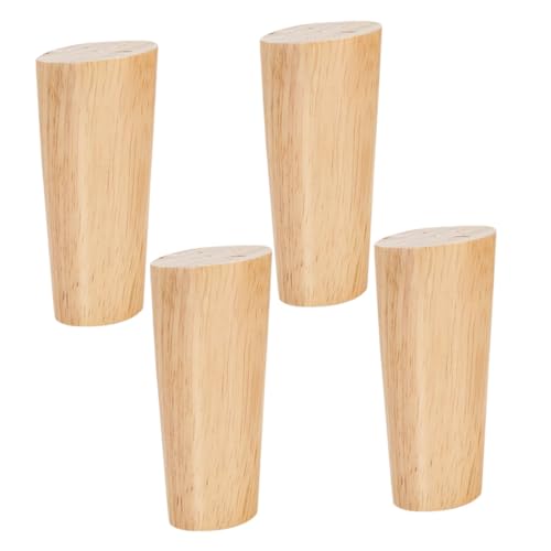 GALPADA Holz Möbelbeine Geneigte Möbelfüße aus Robustem Eichenholz für Sofa Schrank Couchtisch und Tv Möbel Langlebige Möbelbeine Ersatz für Moderne Wohnmöbel von GALPADA