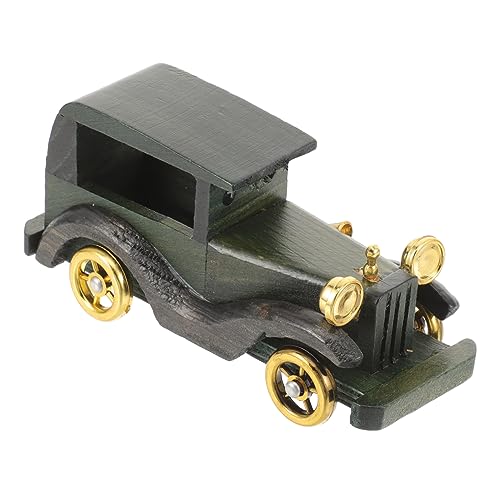 GALPADA Holzauto Dekoration im Vintage Stil Kreatives Holzmodell für Ihre Wohnzimmereinrichtung Authentisches Design für Rustikale und Stilvolle Präsentation von GALPADA