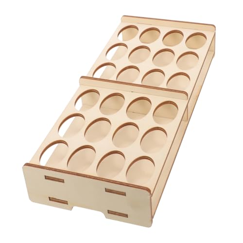 GALPADA Holzfarbgestell für Farben Pigmenthalter und Aufbewahrung für Malutensilien Leichter und Stabiler Organizer für Kunstbedarf für Schule und Atelier von GALPADA