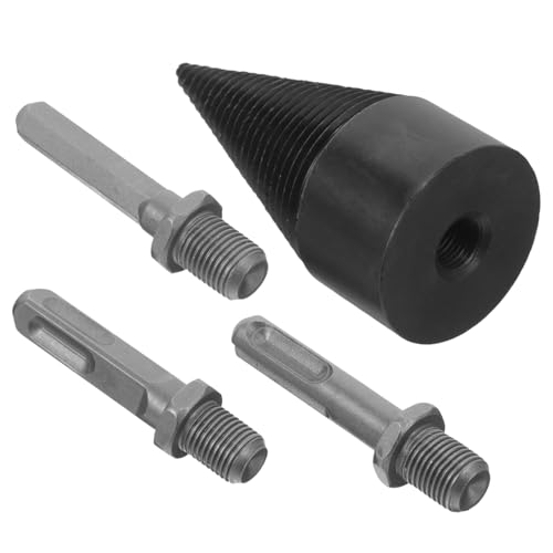 GALPADA Holzspalter bohrer mit Stahlkegel Hitzebeständig Beschichtet Hohe Härte für Schnelles Brennholzspalten Vielseitig Einsetzbar für Haushalt Camping und Landwirtschaft GALPADA Holzspalter bohrer mit Stahlkegel Hitzebeständig Beschichtet Hohe Härte für Schnelles Brennholzspalten Vielseitig Einsetzbar für Haushalt Camping und Landwirtschaft von GALPADA