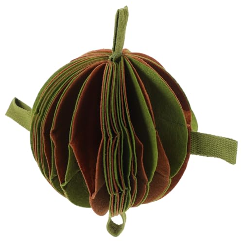 GALPADA Interaktives Hundespielzeug Futterball zum Schnüffeln und Training Langsames Fressen Fördernd Beschäftigungsspielzeug gegen Langeweile für Kleine und Große Hunde Grün Braun von GALPADA