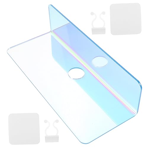 GALPADA Iridescent Acrylic Wandregal Schweberegal für Vielseitige Aufbewahrung Platzsparend und für Badezimmer Wohnzimmer und Büro GALPADA Iridescent Acrylic Wandregal Schweberegal für Vielseitige Aufbewahrung Platzsparend und für Badezimmer Wohnzimmer und Büro von GALPADA
