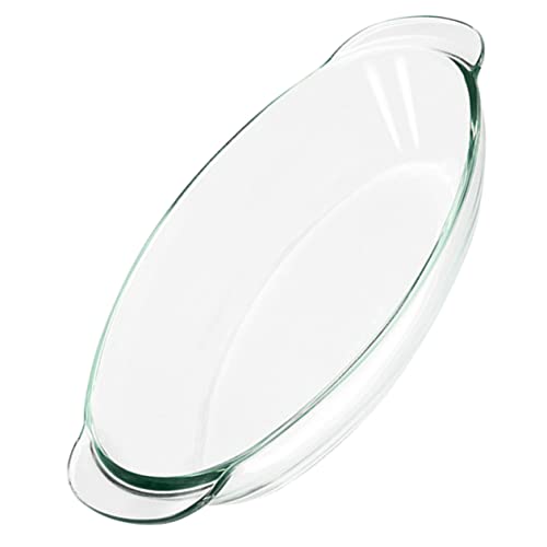GALPADA Japanischer Mikrowellen backofen Glas servierteller Großes Tiefes Tablett mit Zwei Griffen Hitzebeständig Vielseitig für Familienessen Partys und Obstsalate GALPADA Japanischer Mikrowellen backofen Glas servierteller Großes Tiefes Tablett mit Zwei Griffen Hitzebeständig Vielseitig für Familienessen Partys und Obstsalate von GALPADA