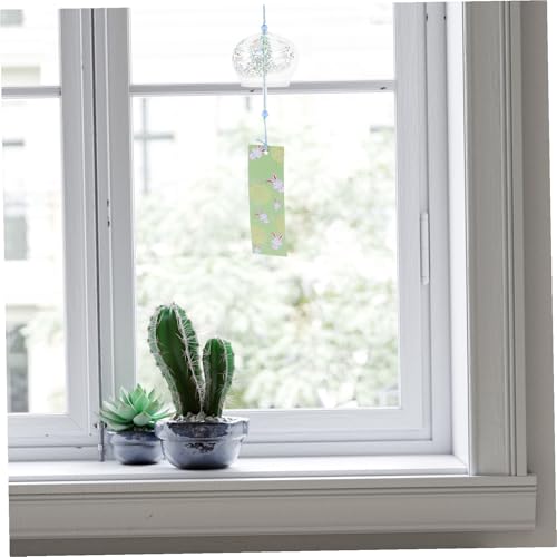 GALPADA Japanisches Glas Windspiel Hängend Traditionelle Windglocke mit Klarem Klang Bunte Fenster deko Garten Terrassenornament Entspannende Klanggestaltung für Wohnraum und Außenbereich GALPADA Japanisches Glas Windspiel Hängend Traditionelle Windglocke mit Klarem Klang Bunte Fenster deko Garten Terrassenornament Entspannende Klanggestaltung für Wohnraum und Außenbereich von GALPADA