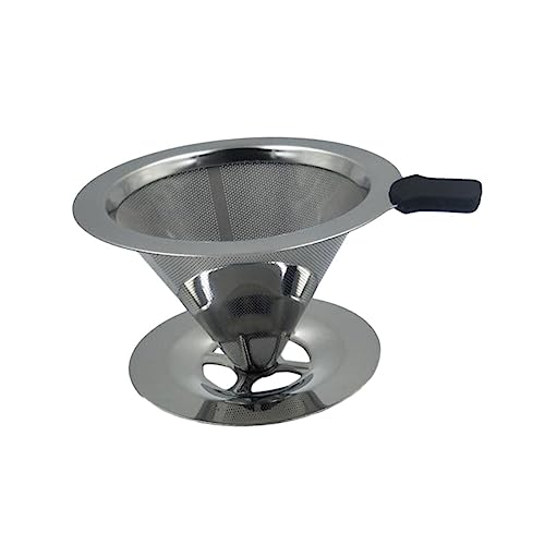 GALPADA Kaffee Filter mit Ständer Rostfrei Wiederverwendbar Korrosionsbeständig Langlebig für Aromatischen Kaffeegenuss zu Hause und Büro GALPADA Kaffee Filter mit Ständer Rostfrei Wiederverwendbar Korrosionsbeständig Langlebig für Aromatischen Kaffeegenuss zu Hause und Büro von GALPADA