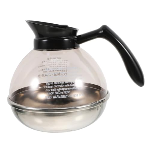 GALPADA Kaffee Kanne mit Breitem Griff Ergonomisch für Induktionsherd Geeignet Vielseitiger Thermokaffeekessel Komfortables Ausgießen für Büro und Zuhause von GALPADA