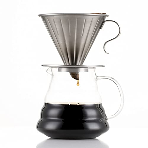 GALPADA Kaffeefilterbecher mit Separatem Ständer Permanenter Kaffeebereiter für Wiederverwendbarer Tropf Filter Schnelles Brühen ohne Kaffeepulver Rückstände Leicht zu Reinigen GALPADA Kaffeefilterbecher mit Separatem Ständer Permanenter Kaffeebereiter für Wiederverwendbarer Tropf Filter Schnelles Brühen ohne Kaffeepulver Rückstände Leicht zu Reinigen von GALPADA