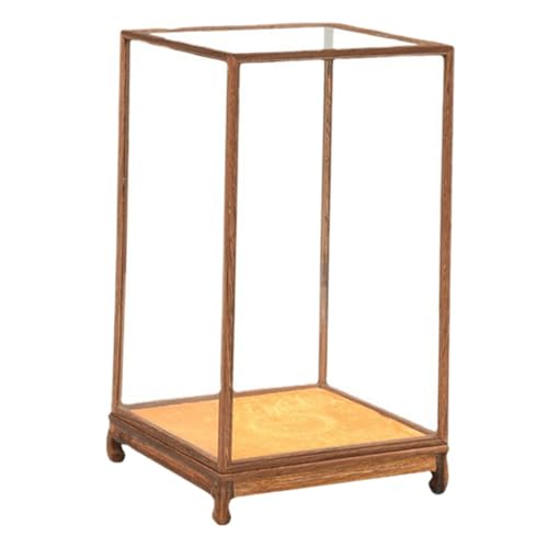 GALPADA Kasten Holzschnitzerei Glasabdeckung Figur Lagerung Anzeige Zahlen Led Fall Multifunktionale Vitrine Display-versorgung Vitrine Für Den Haushalt Hölzern von GALPADA