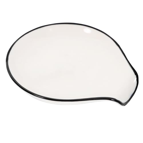 GALPADA Keramik Löffelhalter Kompakt Küchenutensilien Halterung mit Tiefem Rand Rutschfest für Kaffeelöffel und Kochlöffel Geeignet Platzsparend Leicht zu Reinigen GALPADA Keramik Löffelhalter Kompakt Küchenutensilien Halterung mit Tiefem Rand Rutschfest für Kaffeelöffel und Kochlöffel Geeignet Platzsparend Leicht zu Reinigen von GALPADA