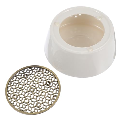 GALPADA Keramik Stövchen Teewärmer mit Retro Design Vielseitiges Teewärmegerät für Teekannen Kaffee Milch und Speisen Praktisches Porzellan Warmhaltegerät für Haushalt und Teegenuss von GALPADA