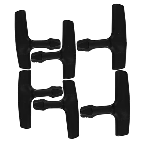 GALPADA Kettensägengriff Rasenmäher-Hardware Kordelgriff Pull-Start- Seilgriffe Mäher-Zugfach Greifer für Rasenmäher Zuggriff für Rasenmäher Zugstartgriffe Plastikgriffe Abs Schwarz von GALPADA