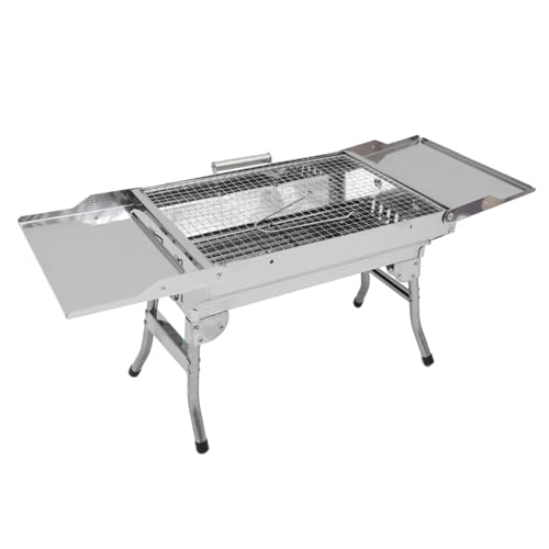 GALPADA Klappbarer Edelstahl Grillrost Outdoor Bbq Grill Handlich Langlebig Praktischer Kleiner Mehrzweckgrill für Picknick und Camping von GALPADA